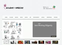 Cham Books Launches Much Anticipated “Wisdom’s Webzine,” A Monthly Web-based Magazine